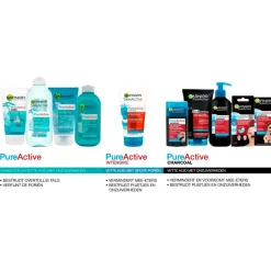 Garnier PureActive 3-In-1 Anti-Mee-Eters Gezichtsreiniger met Charcoal|Garnier Skin Naturals Online