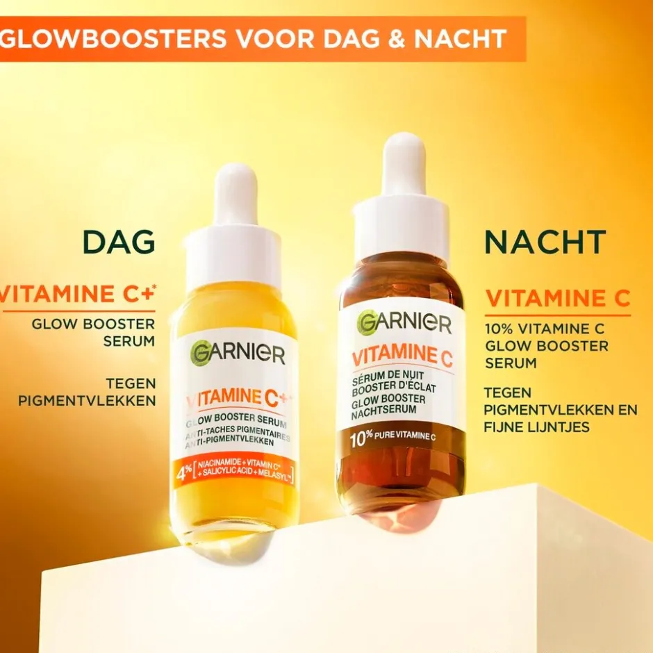 Garnier Skin Naturals Garnier SkinActive 10% Pure Vitamine C Anti-Pigmentvlekken Nachtserum< Serum
