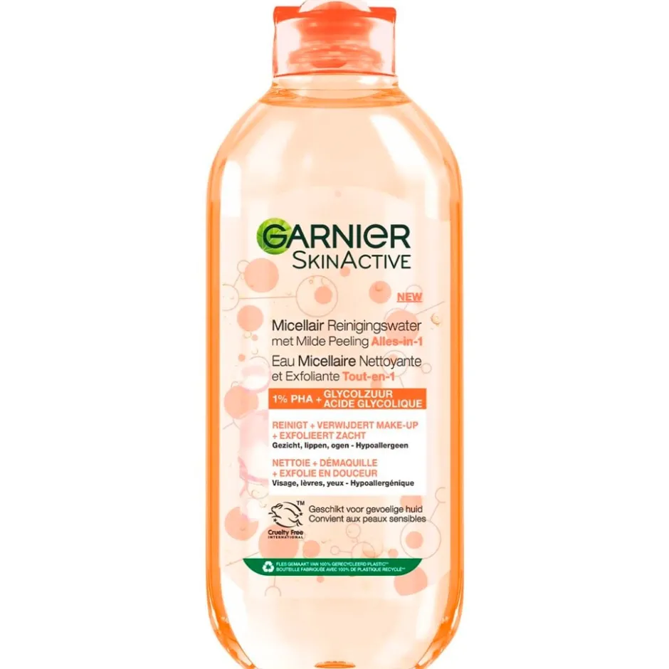 Garnier SkinActive Alles-in-1 Micellair Reinigingswater met Milde Peeling|Garnier Skin Naturals Best