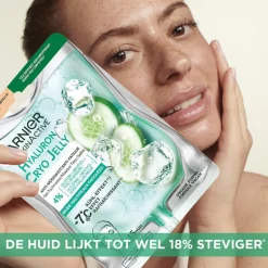 Garnier Skin Naturals Garnier SkinActive Cryo Jelly Anti-Vermoeidheid Gezichtsmasker met Hyaluronzuur< Gezichtsmaskers