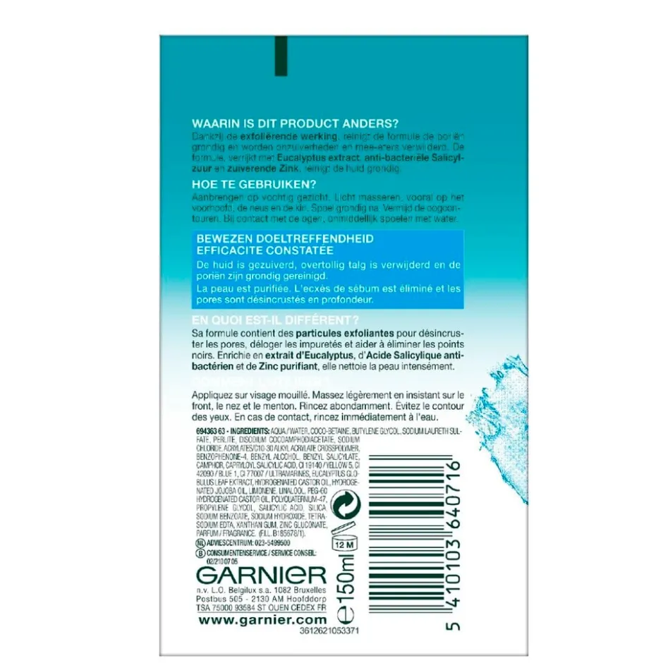 Garnier SkinActive Pure Active Anti-Mee-Eters Reinigingsgel|Garnier Skin Naturals Clearance