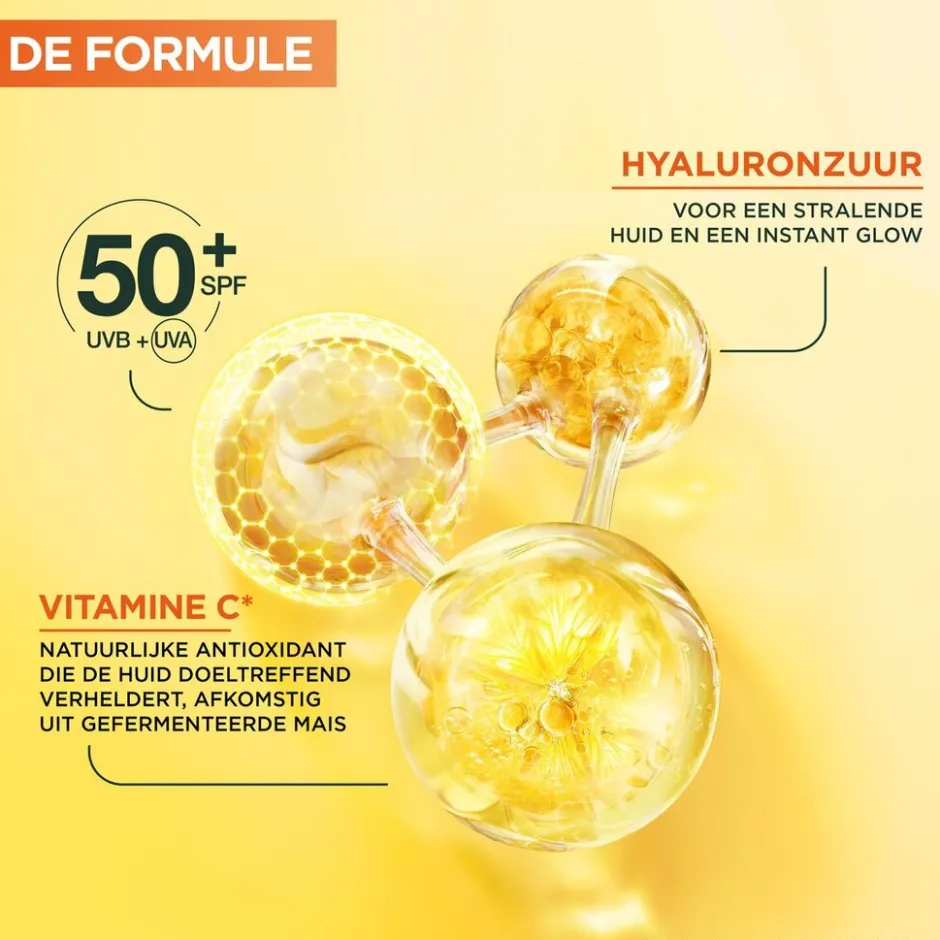 Garnier Vitamine C SPF50+ Invisible Anti-Pigmentvlekken Daily UV Fluid|Garnier Skin Naturals Best