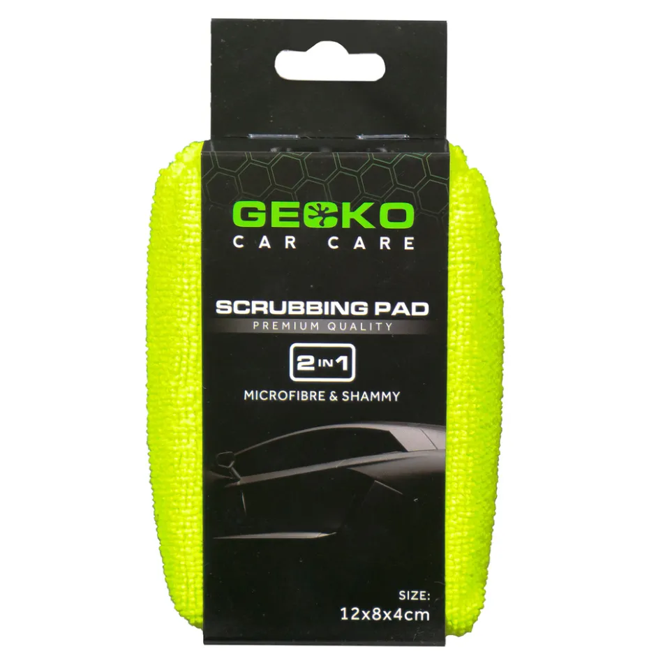 Gecko 2in1 Schrobspons met zeem< Buiten En Vrije Tijd