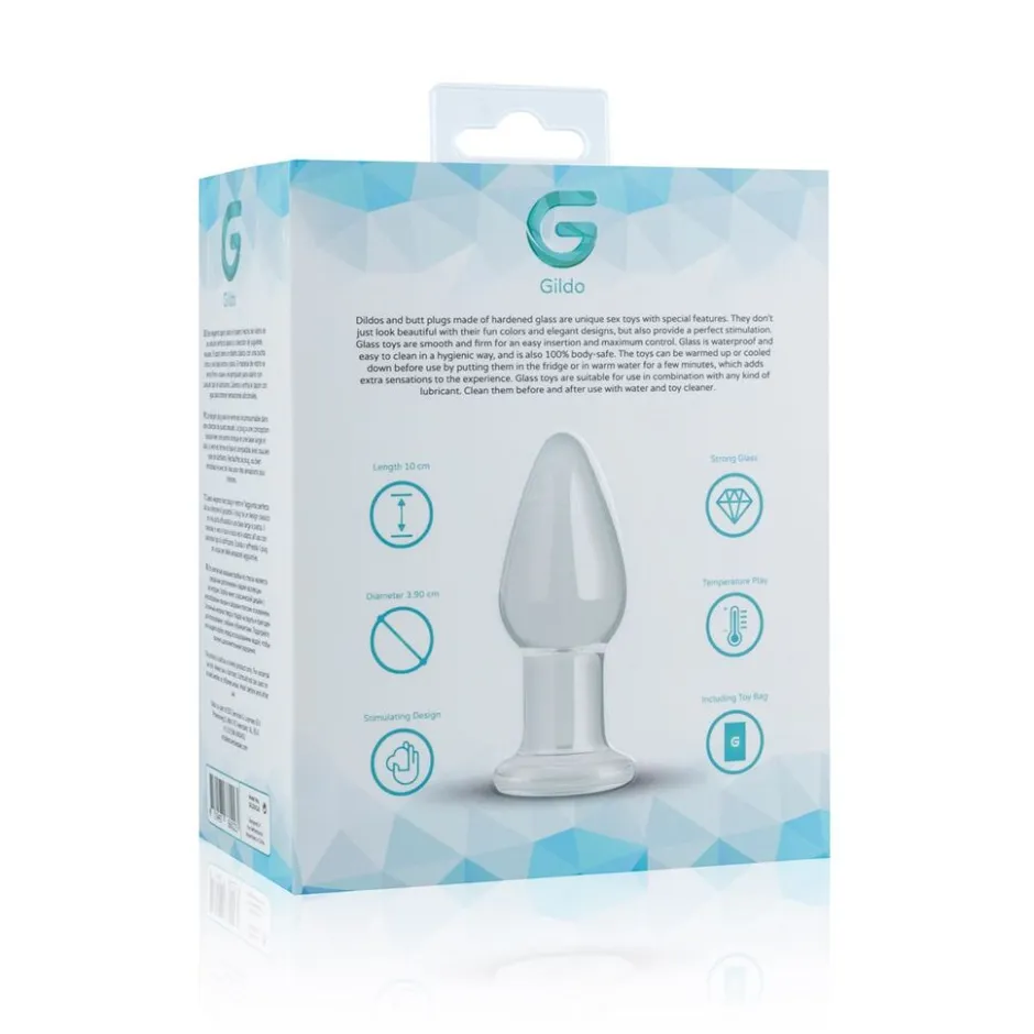 Gildo Glazen Buttplug No. 24< Seksspeeltjes