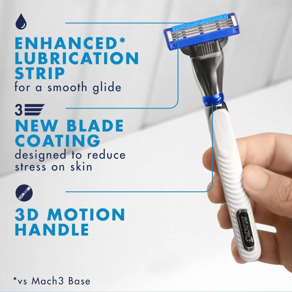 Mach3 Turbo Scheermesjes|Gillette New