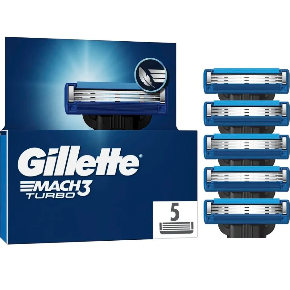 Gillette Mach3 Turbo Scheermesjes<Heren Scheermesjes