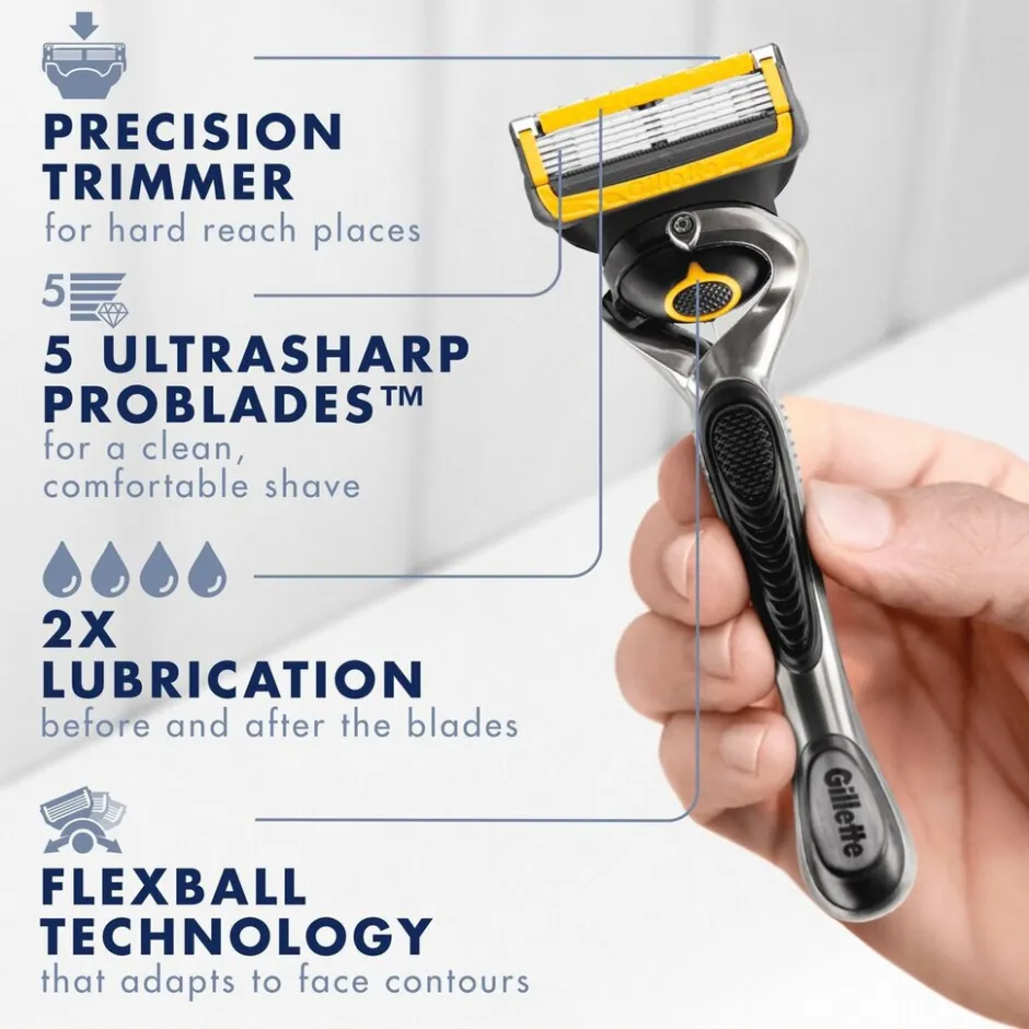 Gillette ProShield Scheermesjes<Heren Scheermesjes