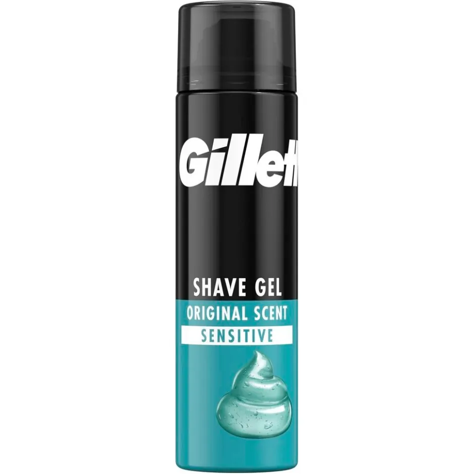Gillette Scheergel voor de Gevoelige Huid<Heren Scheerschuim En Scheergel