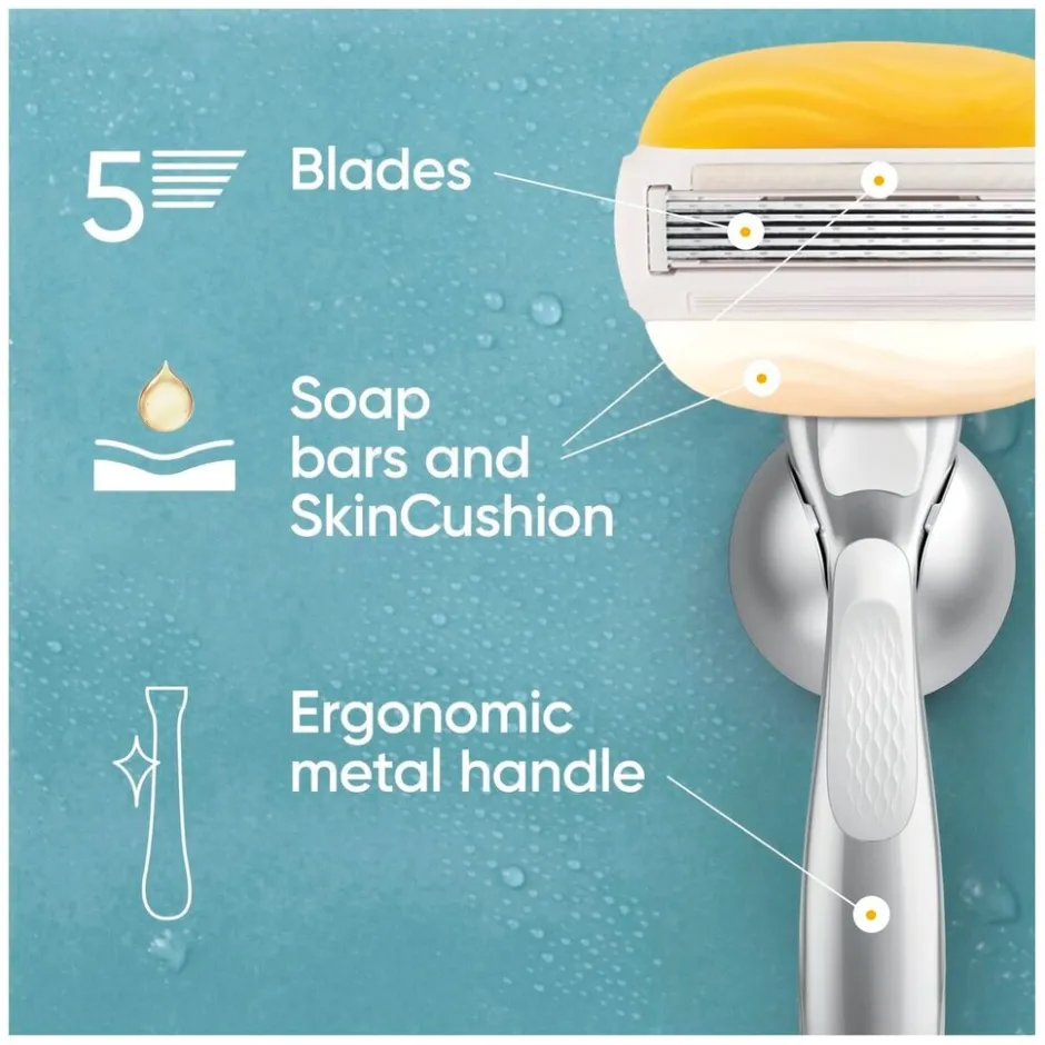 Pro ComfortGlide Coconut Navulmesjes|Gillette Venus Clearance