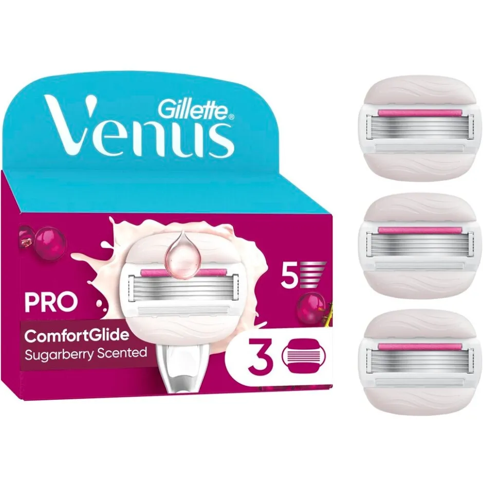 Gillette Venus Pro ComfortGlide Sugarberry Navulmesjes<Heren Scheermesjes