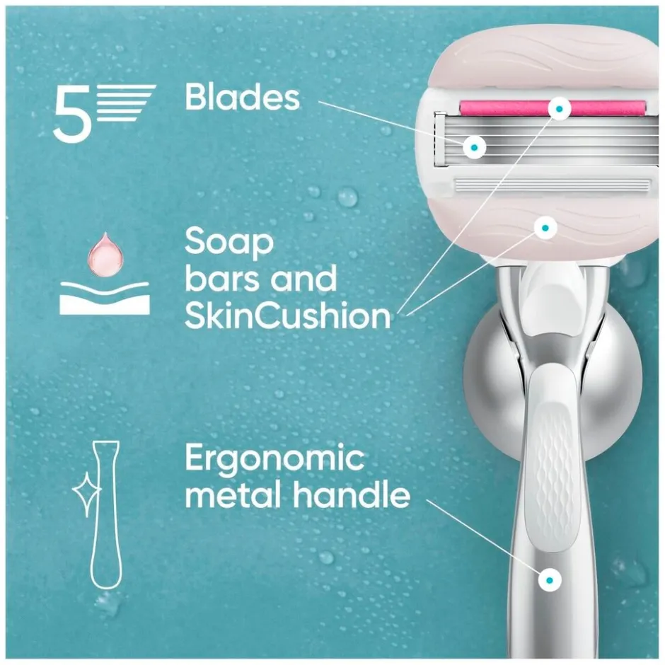 Gillette Venus Pro ComfortGlide Sugarberry Navulmesjes<Heren Scheermesjes