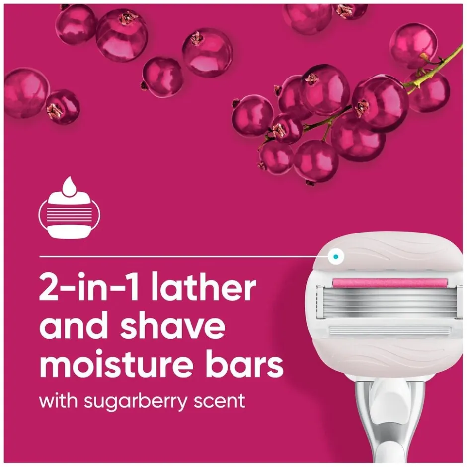 Gillette Venus Pro ComfortGlide Sugarberry Navulmesjes<Heren Scheermesjes