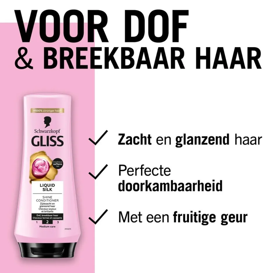 Liquid Silk Shine Conditioner|Gliss Clearance