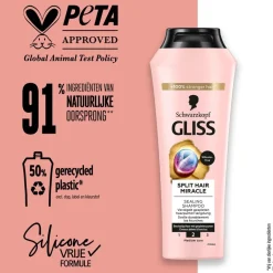 Split Hair Miracle Sealing Shampoo|Gliss Online