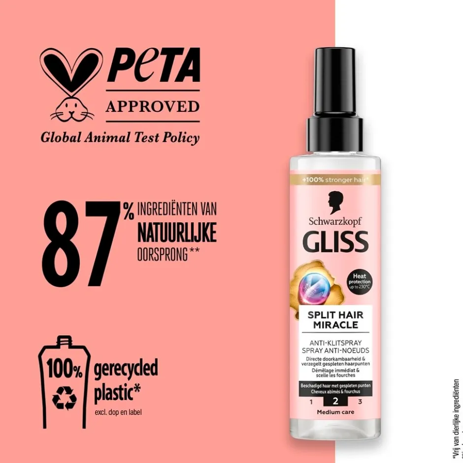Gliss Split Hair Miracle Anti-Klitspray< Anti-Klitspray