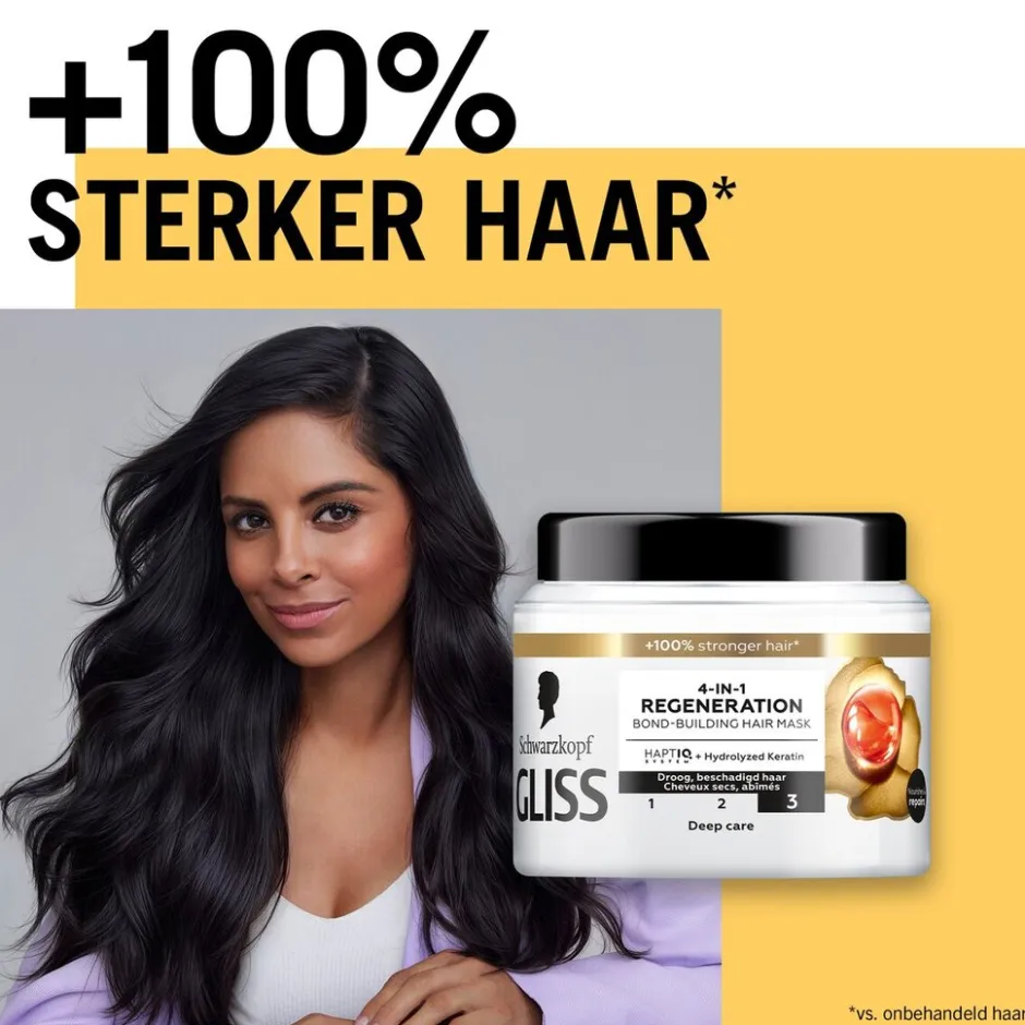 Gliss Total Repair 4-In-1 Regeneration Bond-Building Haarmasker< Haarmasker