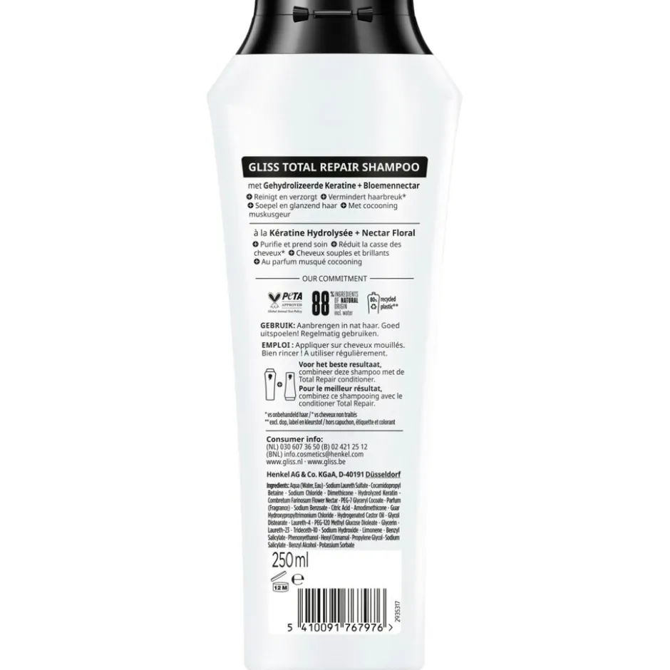 Total Repair Regeneration Shampoo|Gliss Clearance