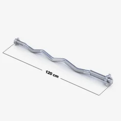 Gorilla Sports EZ Curl Stang< Halters En Gewichten