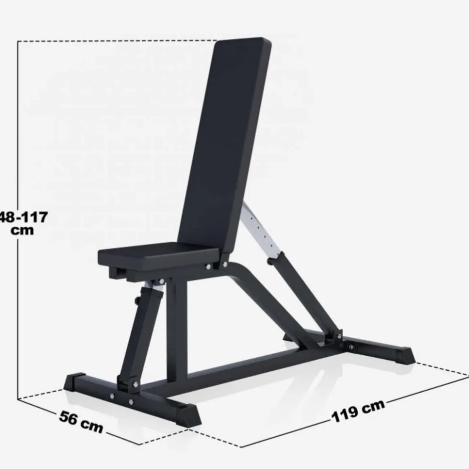 Gorilla Sports Fitnessbank< Halters En Gewichten