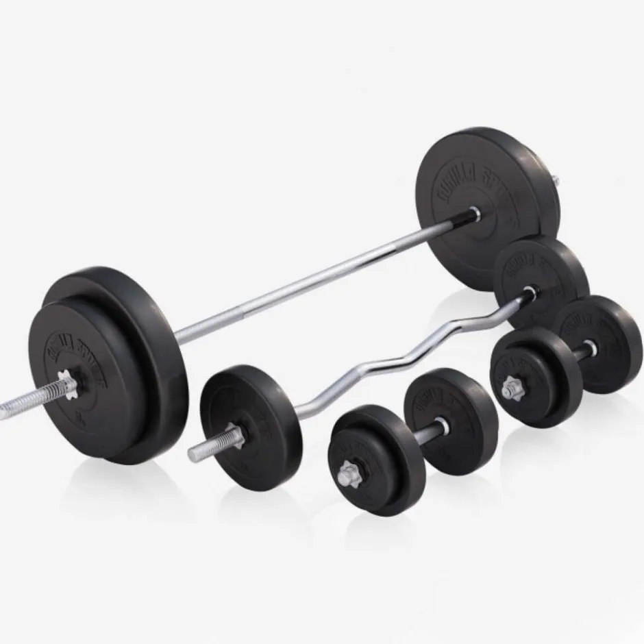 Halterbank met halterset|Gorilla Sports New