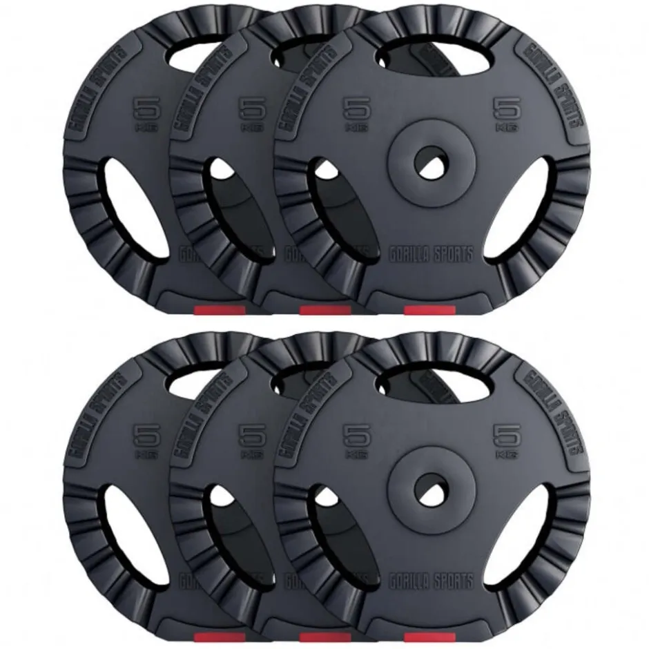 Gorilla Sports Halterschijven Set< Halters En Gewichten