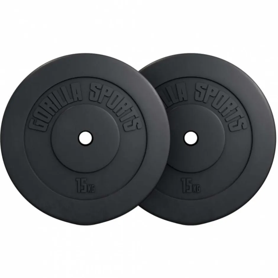 Gorilla Sports Halterschijven Set< Halters En Gewichten