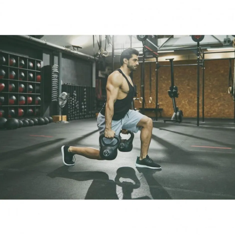 Gorilla Sports Kunststof Kettlebell< Halters En Gewichten