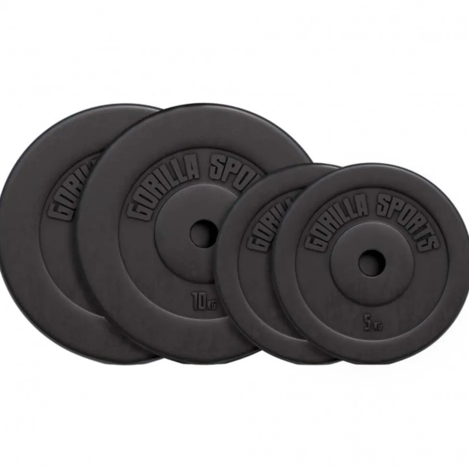 Gorilla Sports schijven set< Halters En Gewichten