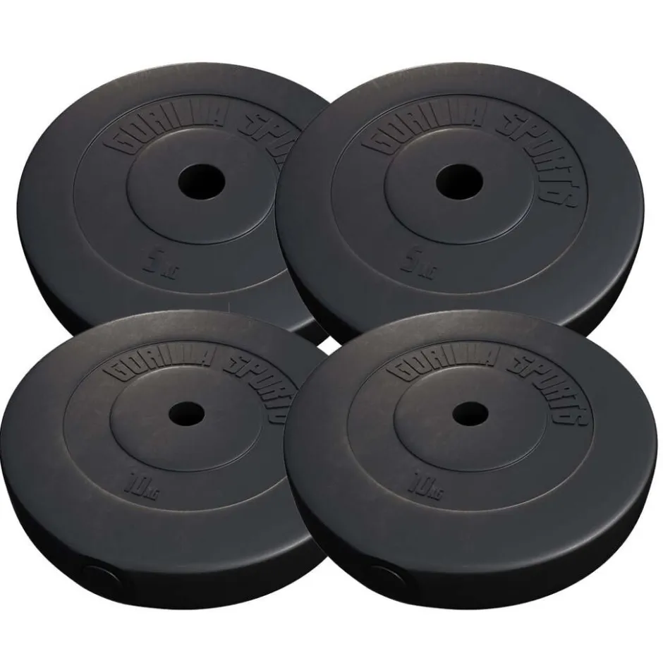 Gorilla Sports schijven set< Halters En Gewichten
