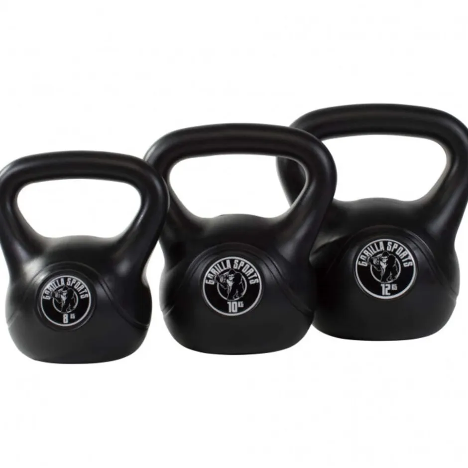 Gorilla Sports Set Kettlebells< Halters En Gewichten