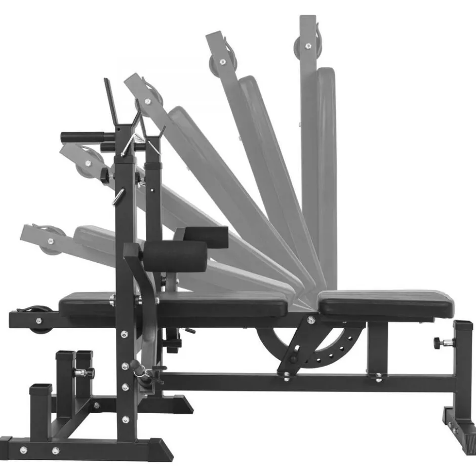 Gorilla Sports Universele halterbank met halterset< Halters En Gewichten