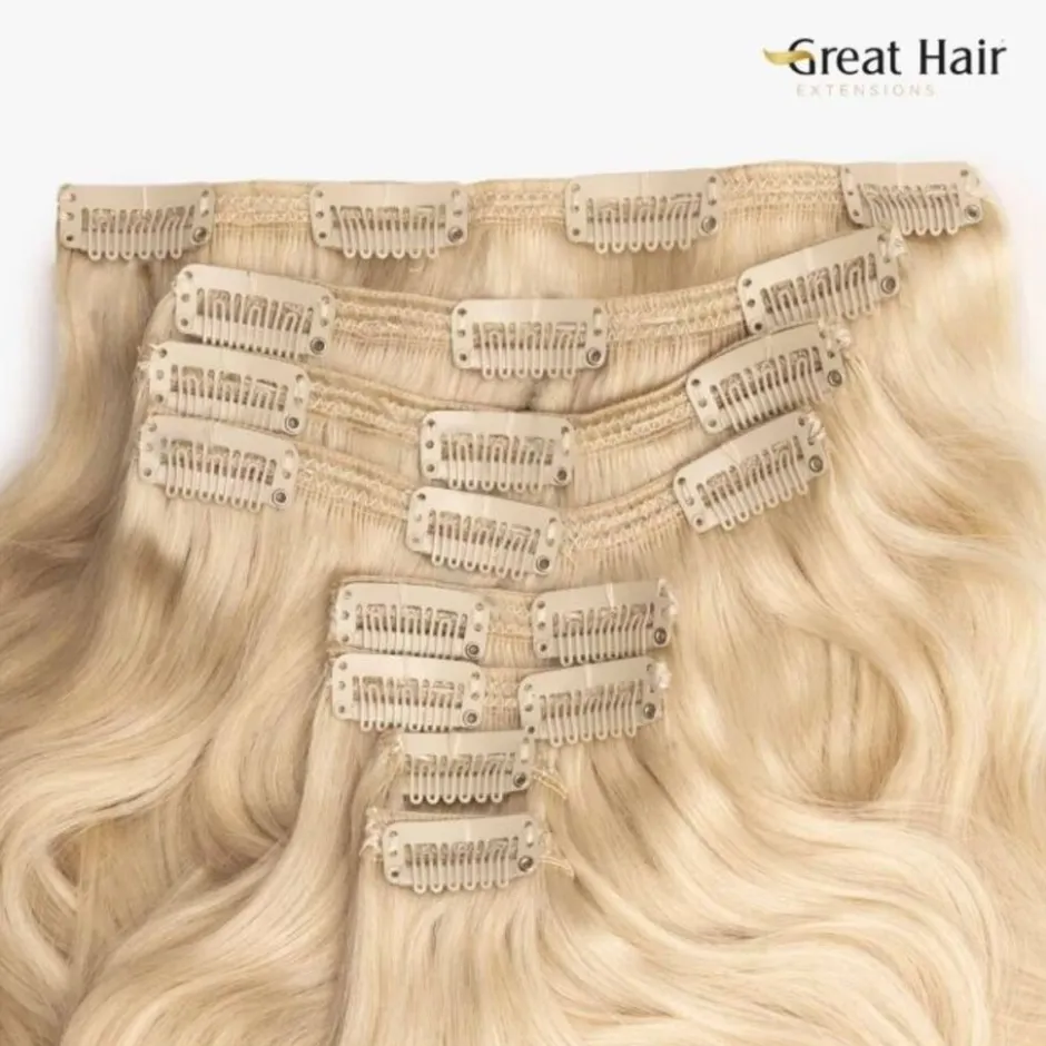 Great Hair Extensions Full Head Wavy 50cm| Discount