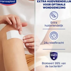 Hansaplast Sensitive Extra Skin-Friendly Pleisters< Pleisters