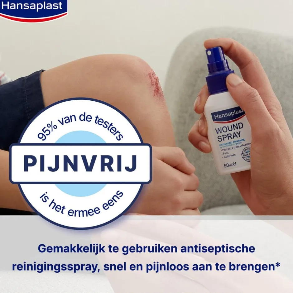 Hansaplast Wondspray< Wondreiniging En/Of -Ontsmetting|Ehbo-Doos