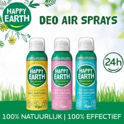 Happy Earth 100% Natural Air Jasmine Ho Wood Deospray< Deospray