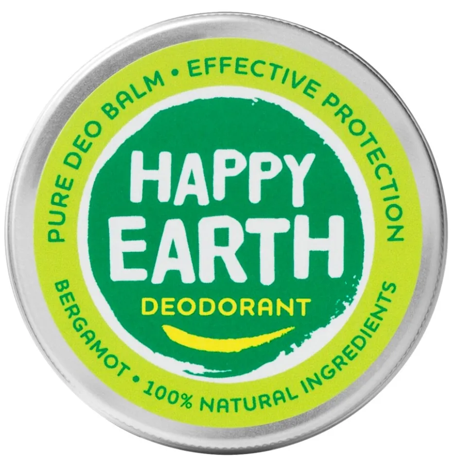 Happy Earth 100% Natural Bergamot Deodorant Balm< Deodorant Creme