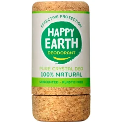 Happy Earth 100% Natural Pure Crystal Geurloze Deodorant Stick< Deostick