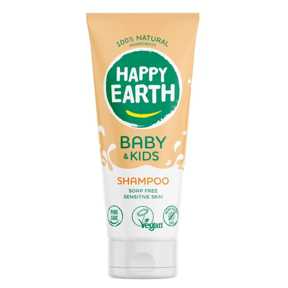 Happy Earth Baby & Kids 100% Natural Shampoo< Baby Haarverzorging