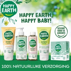 Happy Earth Baby & Kids 100% Natural Soft Bodylotion< Baby Huidverzorging