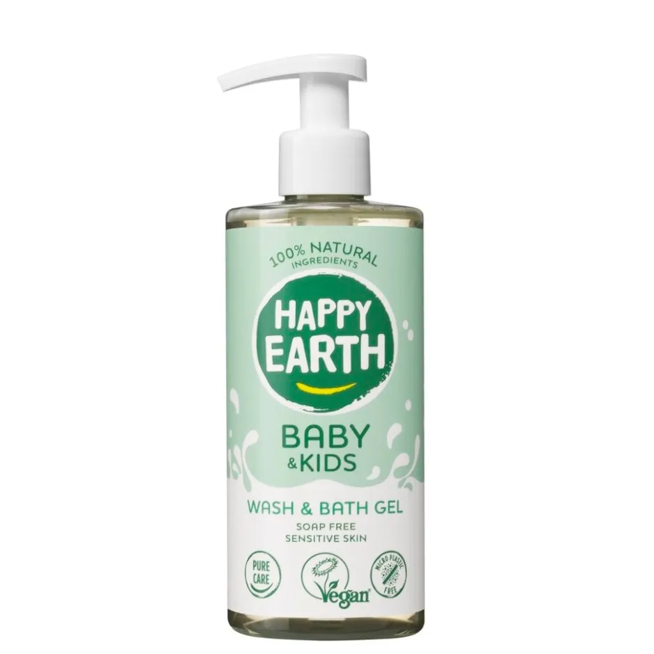Baby & Kids 100% Natural Wash & Bath Gel|Happy Earth Clearance