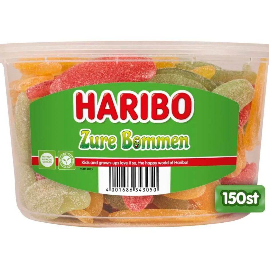 Haribo Zure Bommen< Snoep