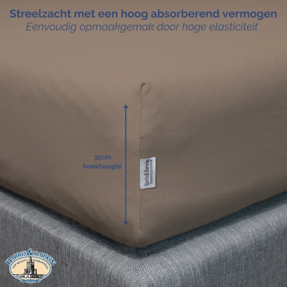 Harris&Darwin Jersey Matras Hoeslaken< Slapen