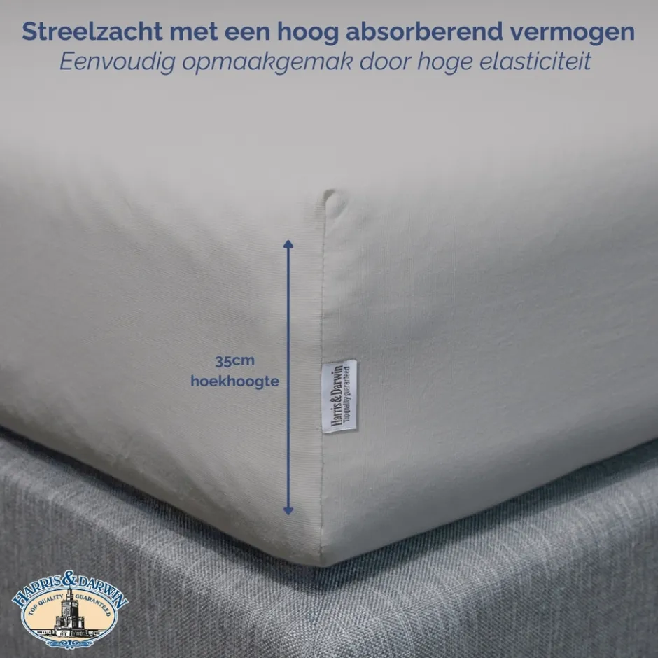 Harris&Darwin Jersey Matras Hoeslaken< Slapen