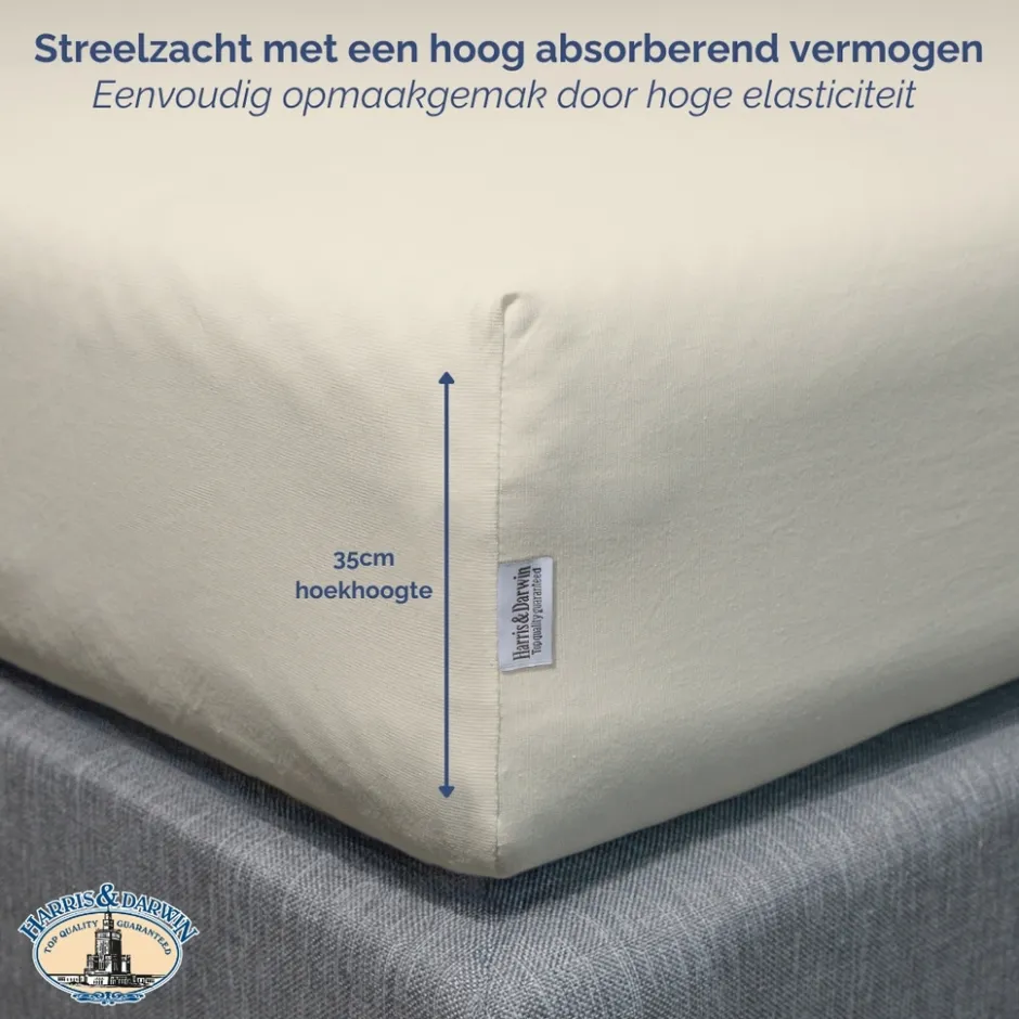 Harris&Darwin Jersey Matras Hoeslaken< Slapen
