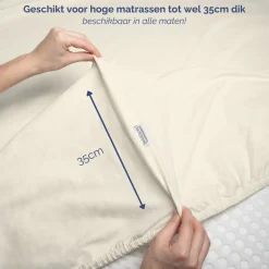 Harris&Darwin Jersey Matras Hoeslaken< Slapen