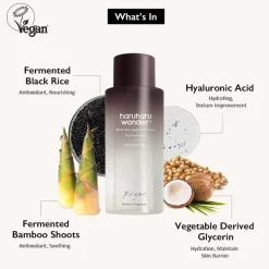 haruharu wonder Black Rice Hyaluronic Toner Free of Alcohol Fragrance< Korean Skincare|Gezichtsreiniging