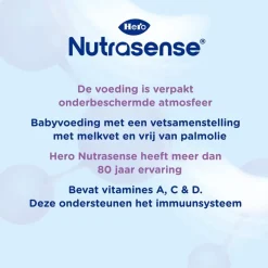 Hero 12+M Nutrasense Classic 3 Opvolgmelk< Flesvoeding