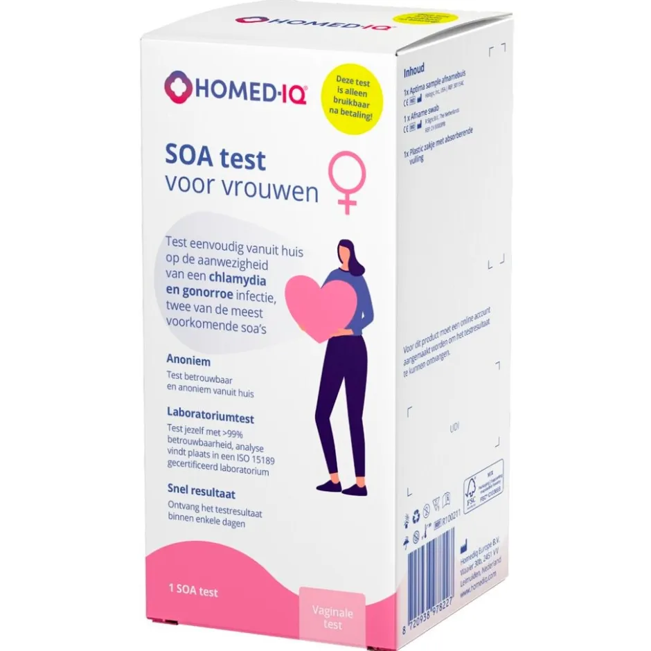 Homed-IQ Soa Test voor Vrouwen< Zelftesten