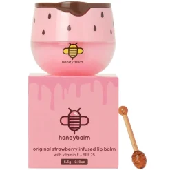 SPF25 Original Strawberry Infused Lip Balm|HONEYBALM