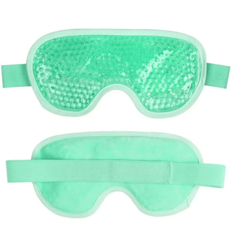 Hot & Cold Compress Oogmasker / Koelmasker - Ontspannend Spa Gel Oogmasker - Groen< Gezichtsmaskers